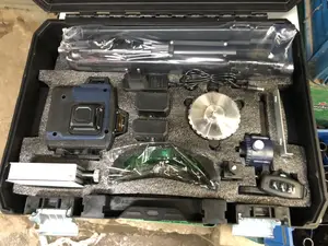 Complete 16-Line 4d Green Laser Level Kit