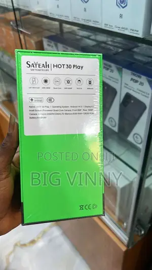 New Infinix Hot 30 Play 256 GB Black