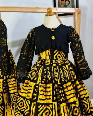African Print Party Dress