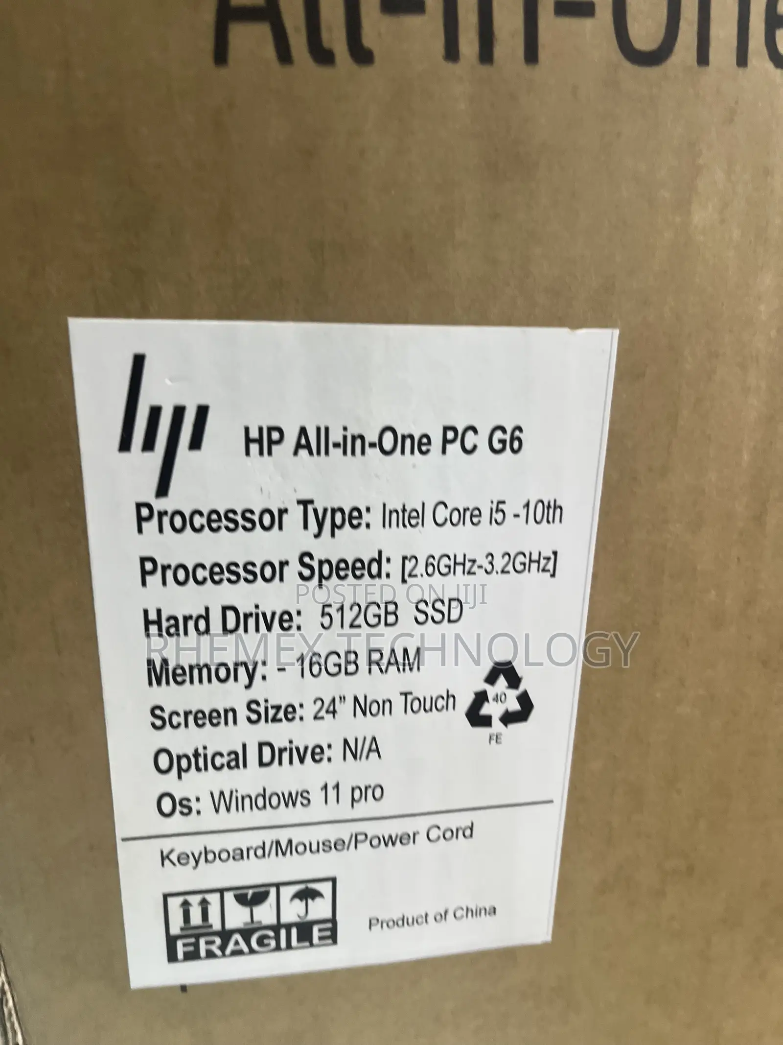 New Desktop Computer HP ProOne 400 16GB Intel Core i5 SSD 512GB