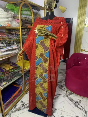 100%Cotton Lace Ankara