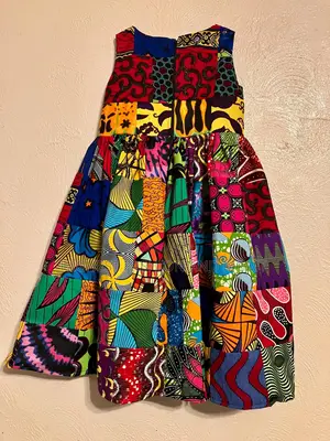 Handmade Pathwork With Pockets Zips in the Back