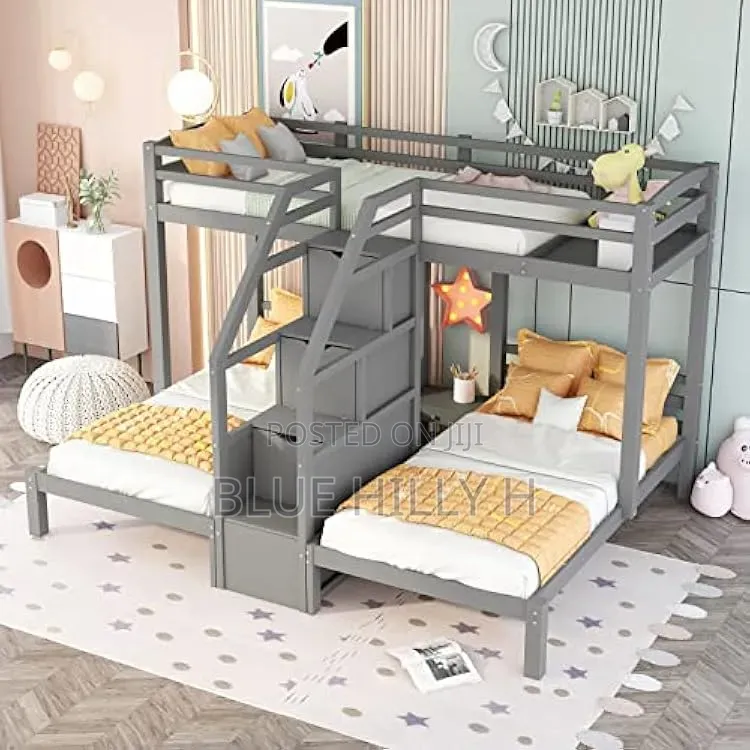 Children's Triple Bunk Bed (3.5 X 6)