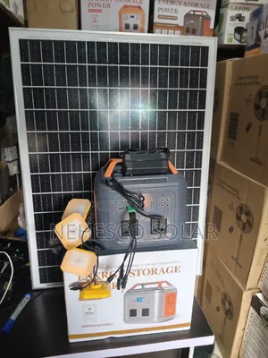 Complete Solar Power Station Ready to Use in Homes Offices