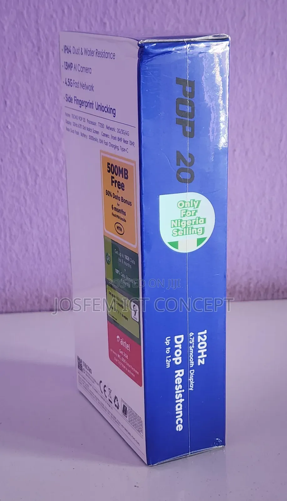New Tecno Pop 20 64 GB Black
