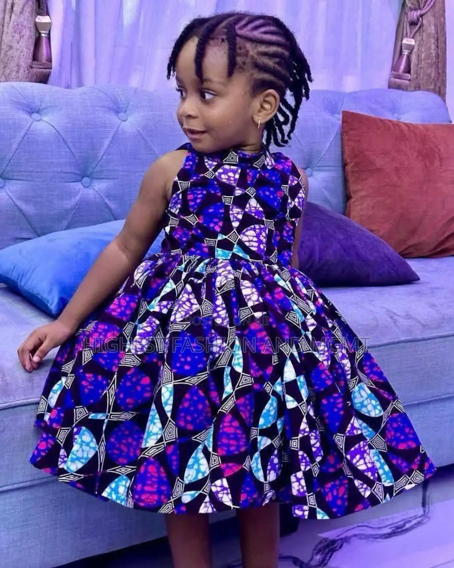 Handmade Kids Dress 1-5y