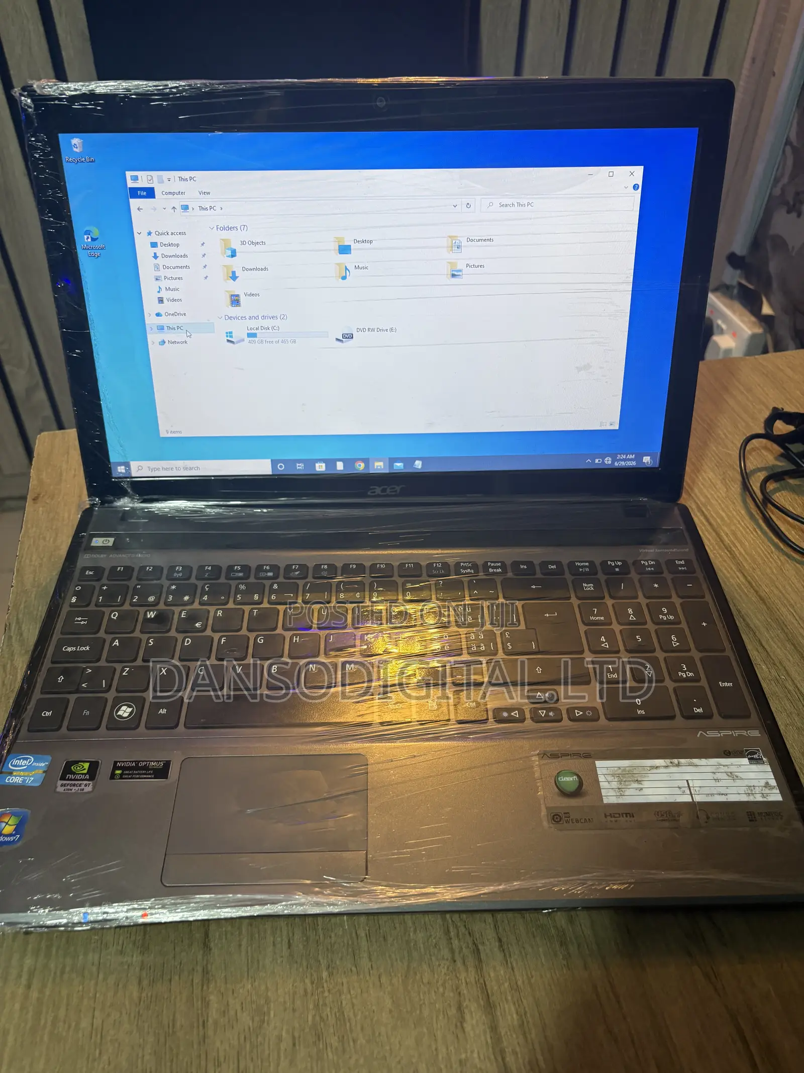 New Desktop Computer Asus Chromebox 8GB Intel Core i7 HDD 500GB