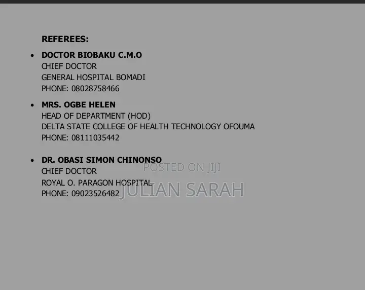 Healthcare Nursing Cv