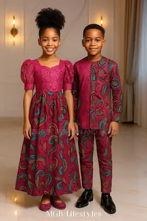 Beautiful Kids African Ankara Clothing