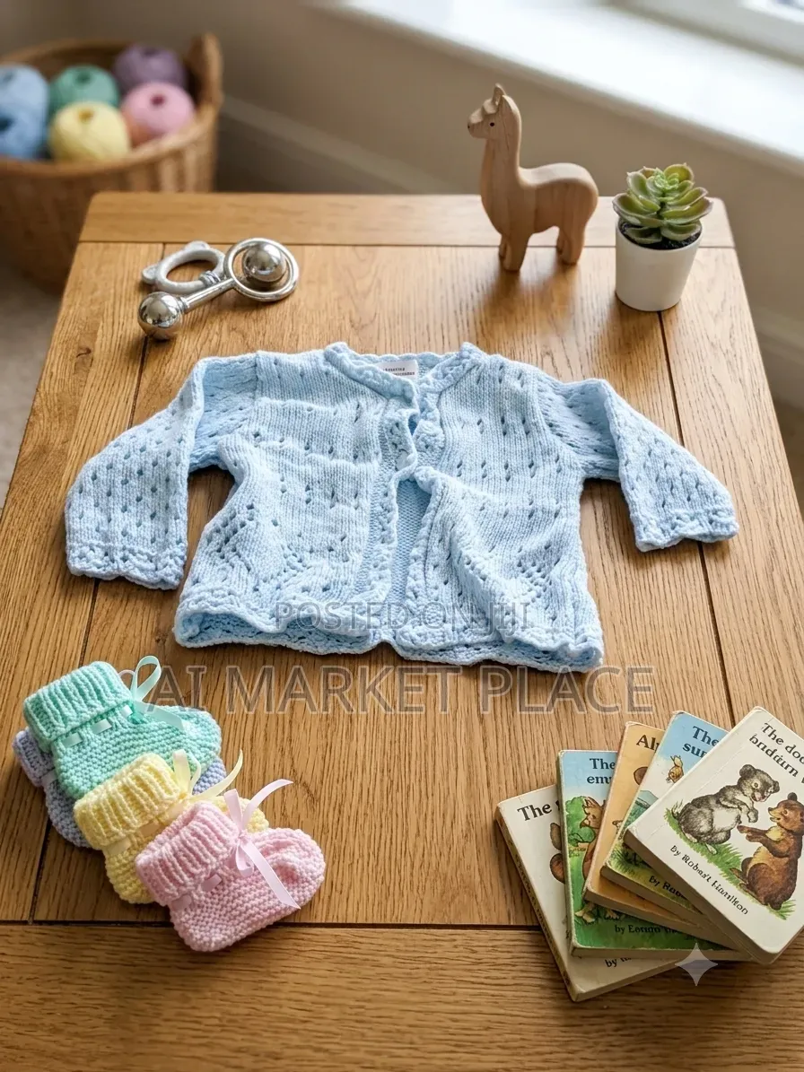 Random Newborn Thrift Essentials Bundle(8 Pieces) (0–3 Months)