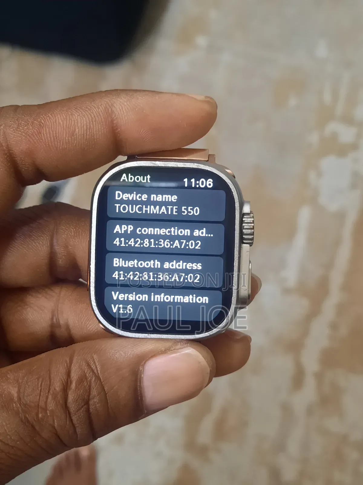 Touchmate Smartwatch With Bluetooth Calling