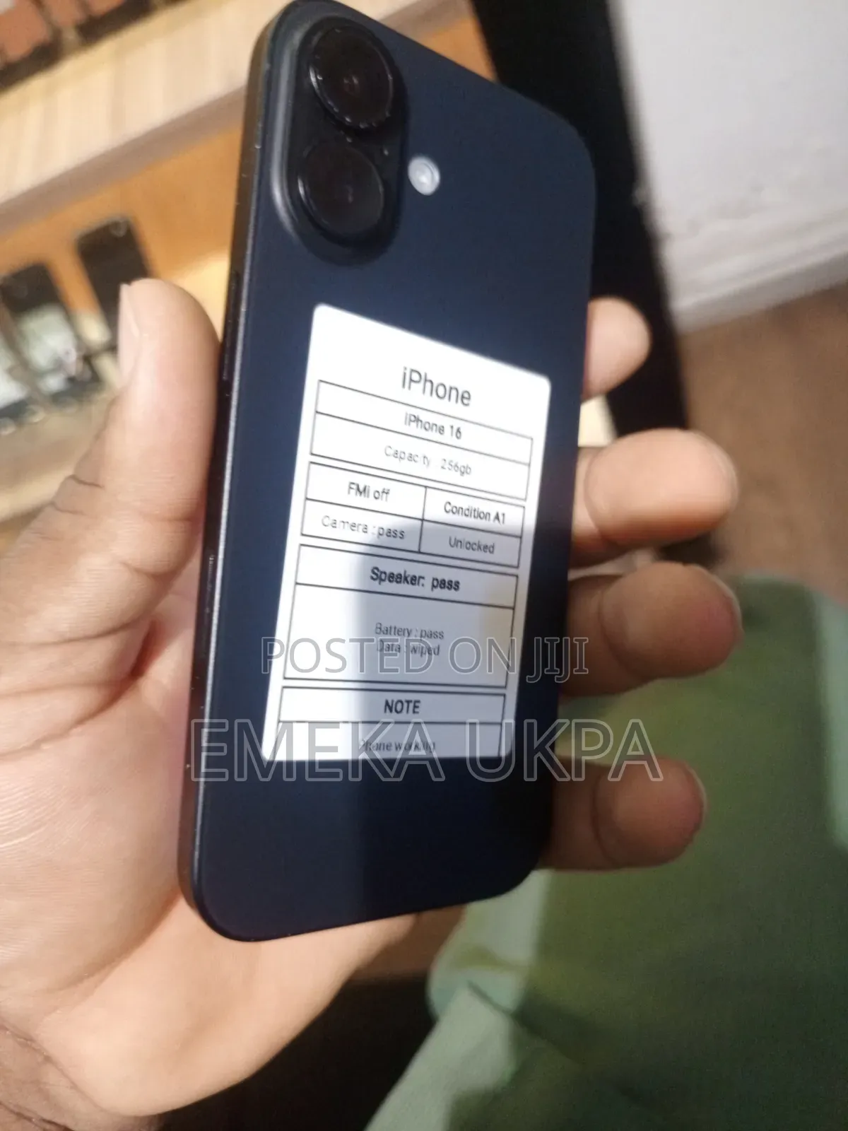 Apple iPhone 16 256 GB Black
