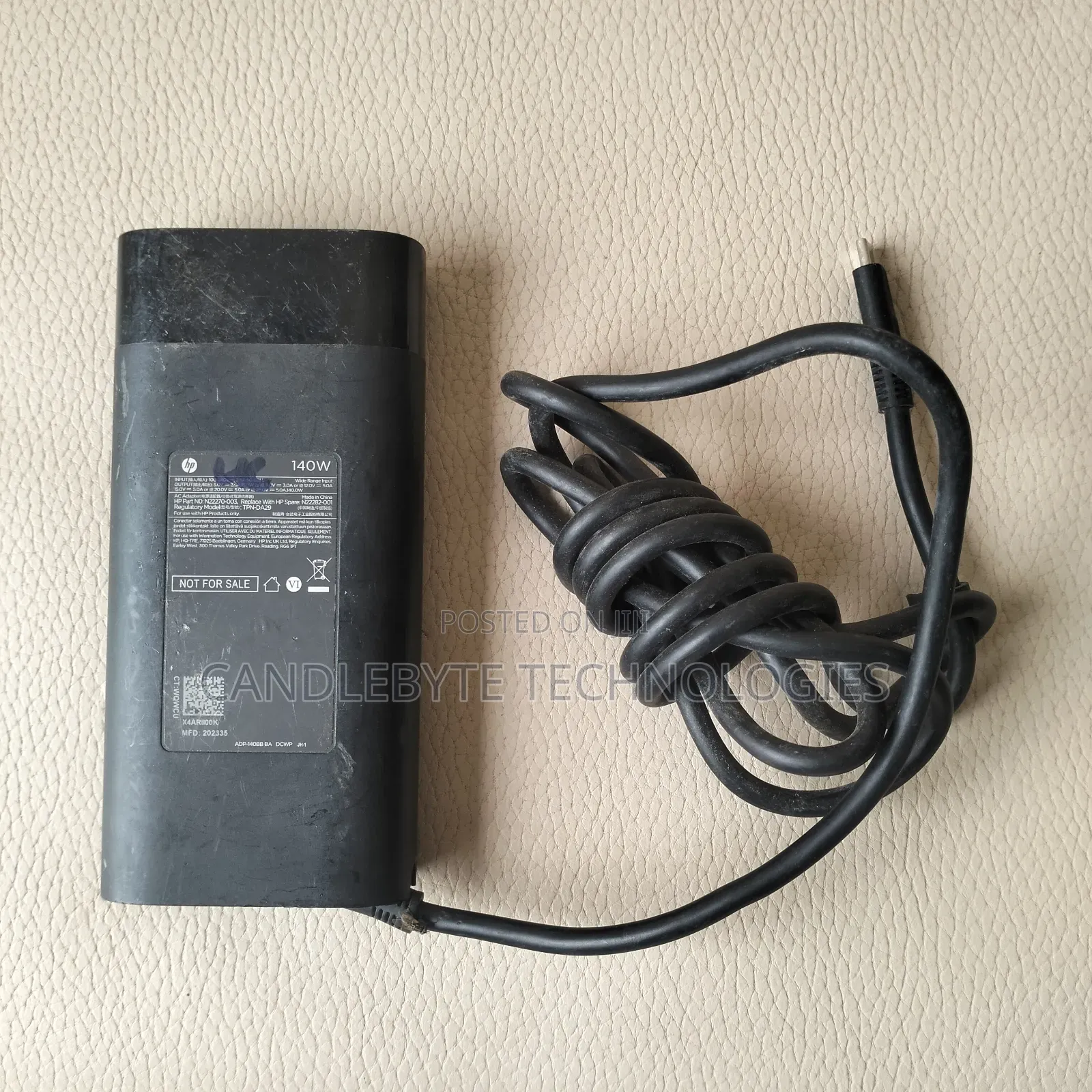 Original Hp 140w Usb-C Charger – Maximum Power Delivered