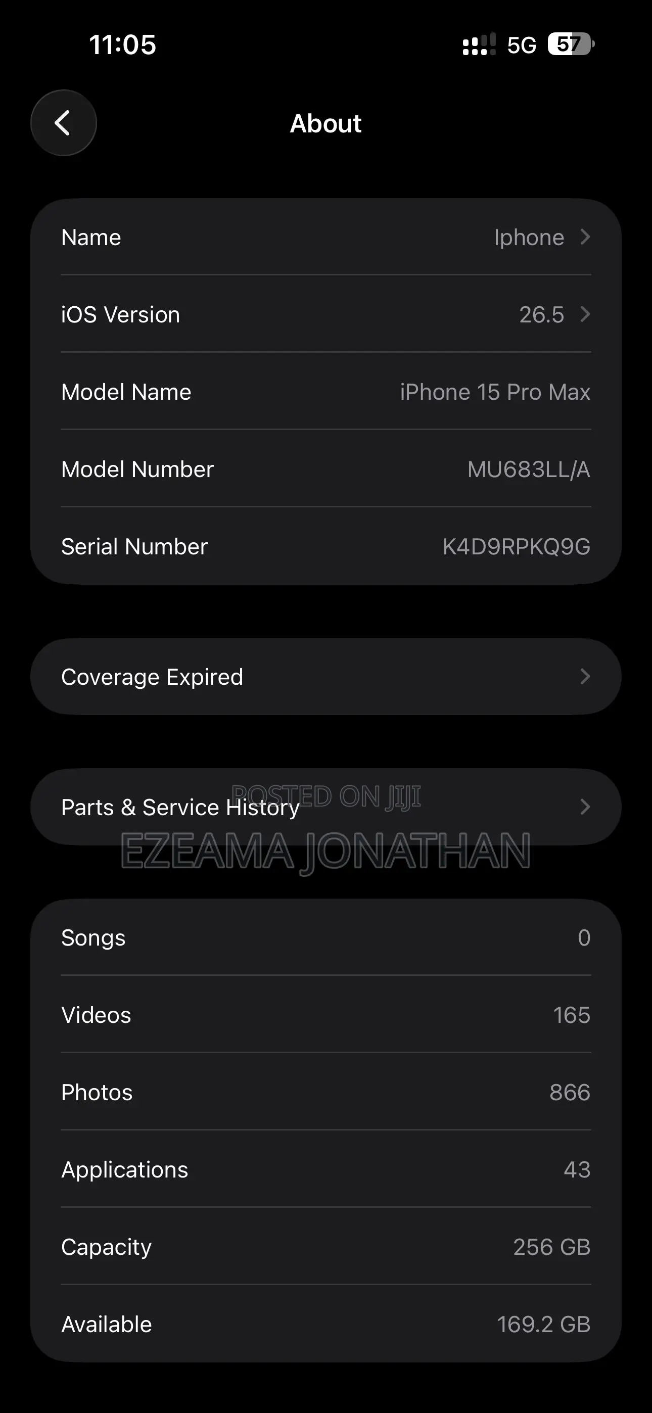 Apple iPhone 15 Pro Max 256 GB