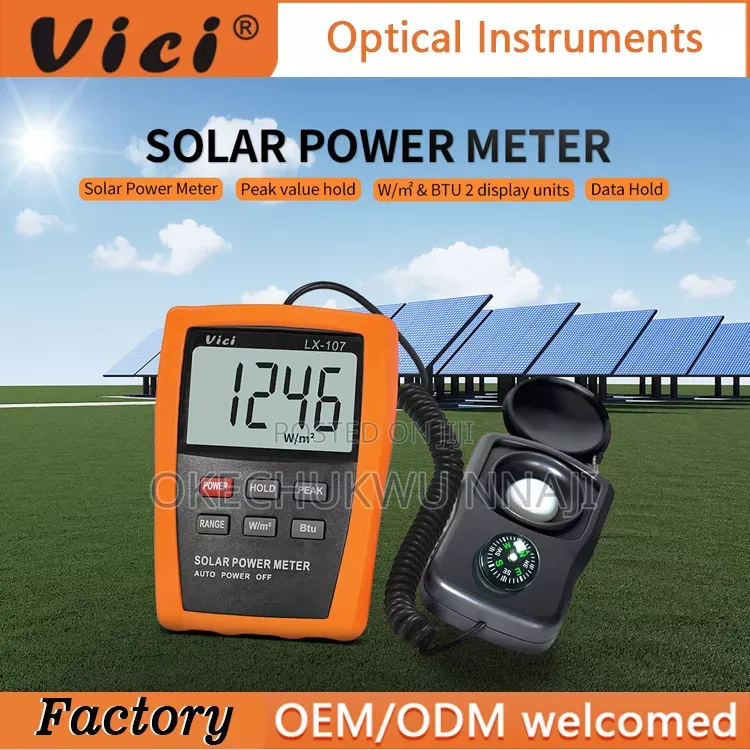 Solar Power System Meteorological Use Sun Radiation Measuring 1999