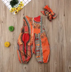 Girls Kids African Jumpsuit