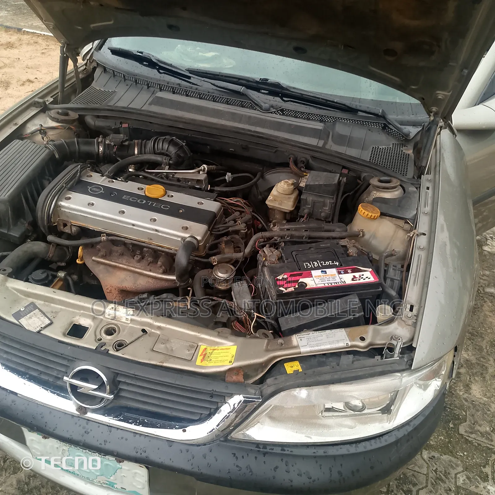 Opel Vectra 2002 Gray