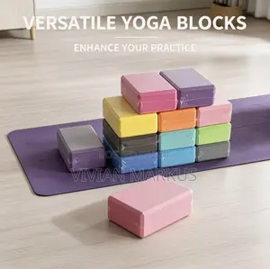 Eva High - Density Yoga Blocks Resistance Bands