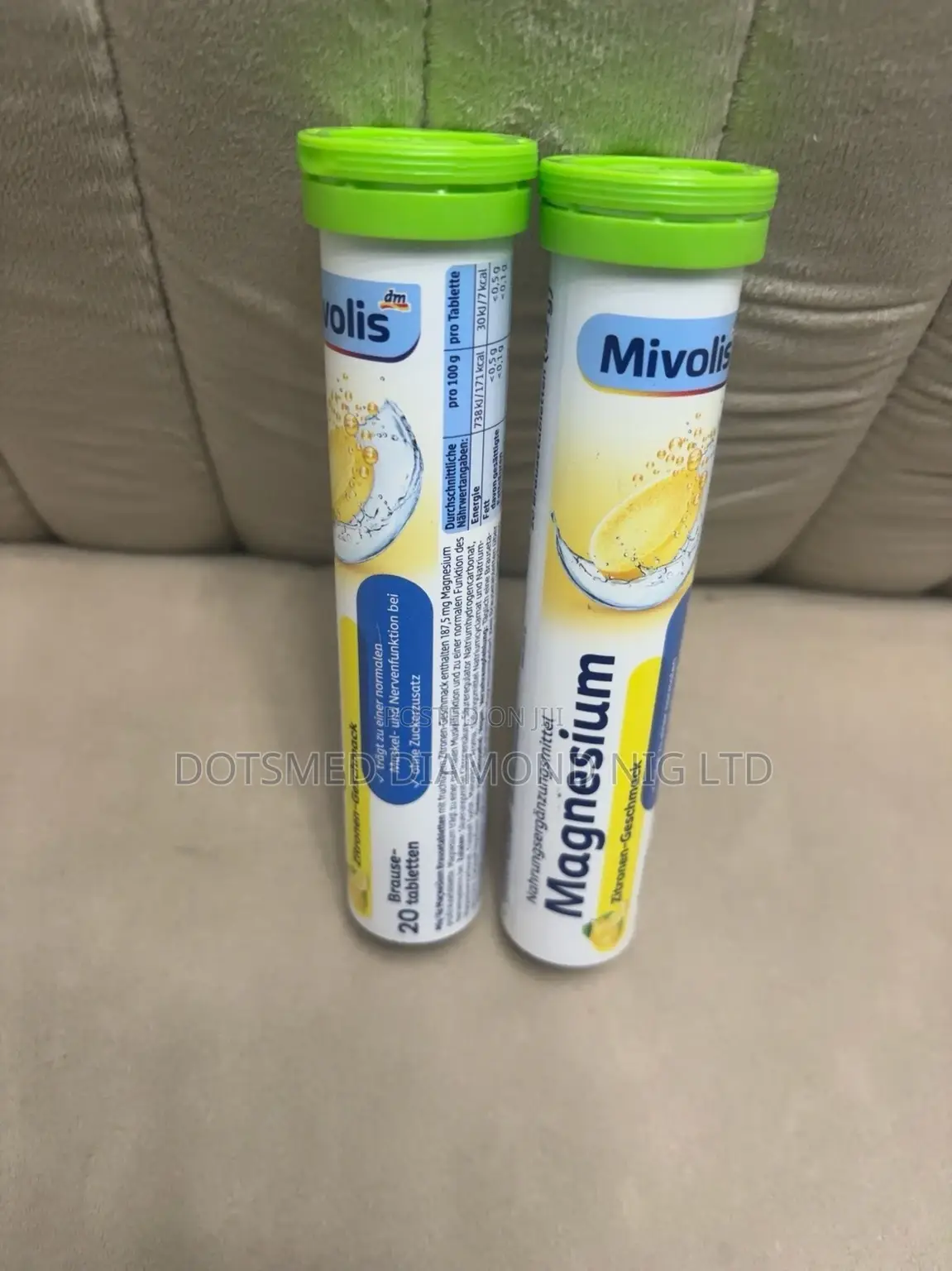 Original German Mivolis Magnesium Effervescent Tablets (20 Tablets)