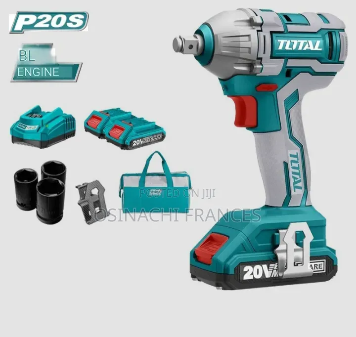 Total Cordless Impact Wrench 20v 2.0ah