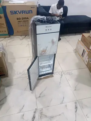 Compact Yohako Water Dispenser + Refrigerator for Apartments