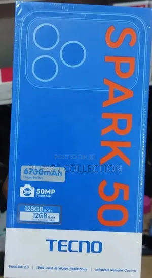 New Tecno Spark 50 128 GB Orange