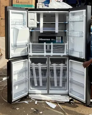 New Hisense 522l (68wcb) 4 Door Bottom Freezer Inverter Side by Side