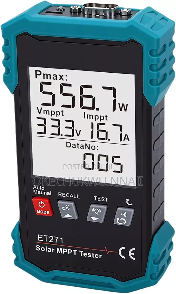 2000w Solar Panel Tester, Abs Material With LCD Display