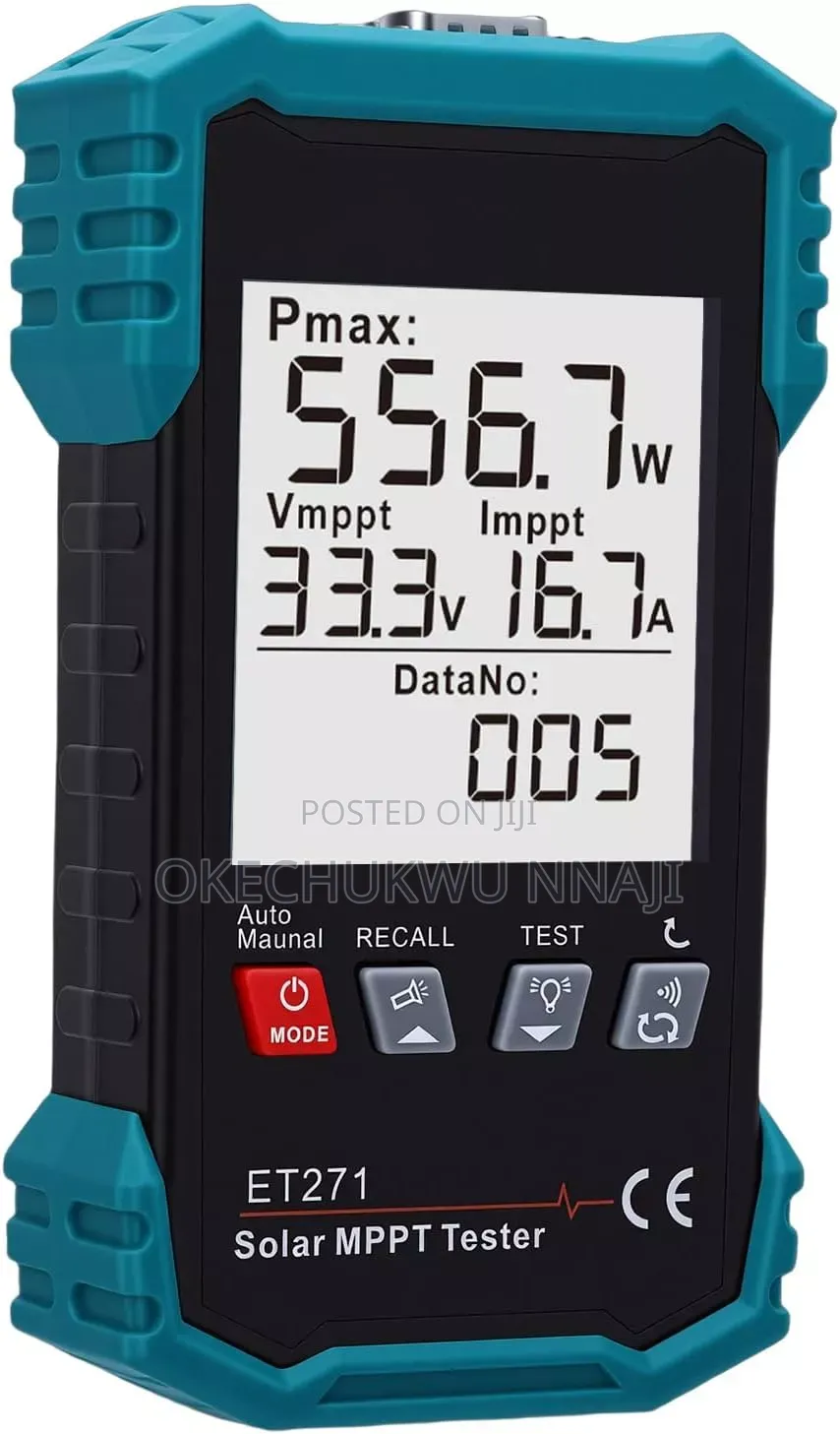 2000w Solar Panel Tester, Abs Material With LCD Display