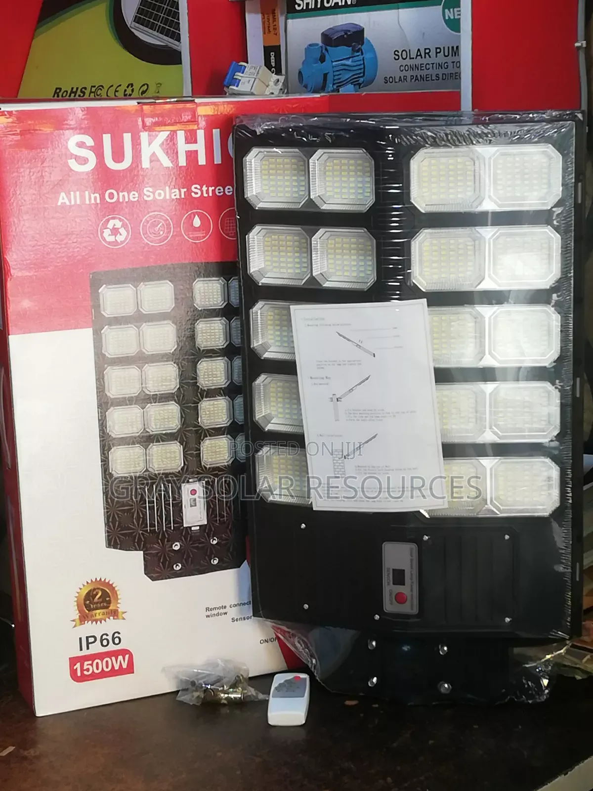 1500w Sukhig Solar Streetlight