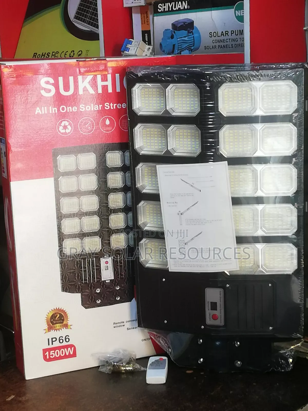 1500w Sukhig Solar Streetlight