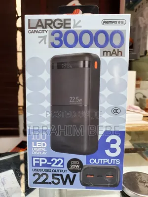 Remax Large Capacity 30000mah Fp-22 Polymer Power Bank