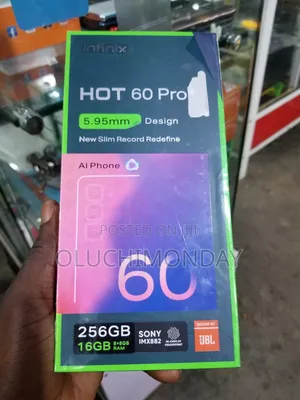 New Infinix Hot 60 Pro+ 256 GB Blue