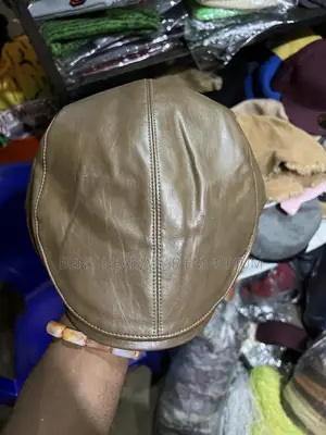 Leather Pappas Cap.