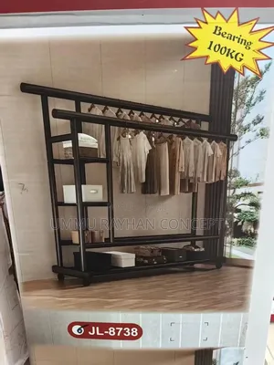 Double-Pole Clothes Rack Household Clothes Rails- Hanger
