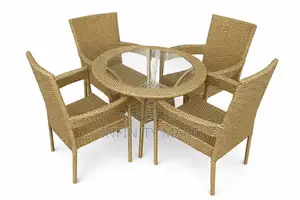Ultra Modern Weaved Dining Set