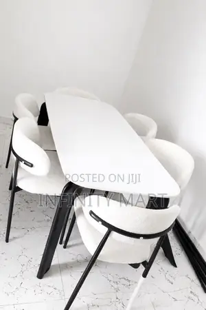 White Marble Dining Set