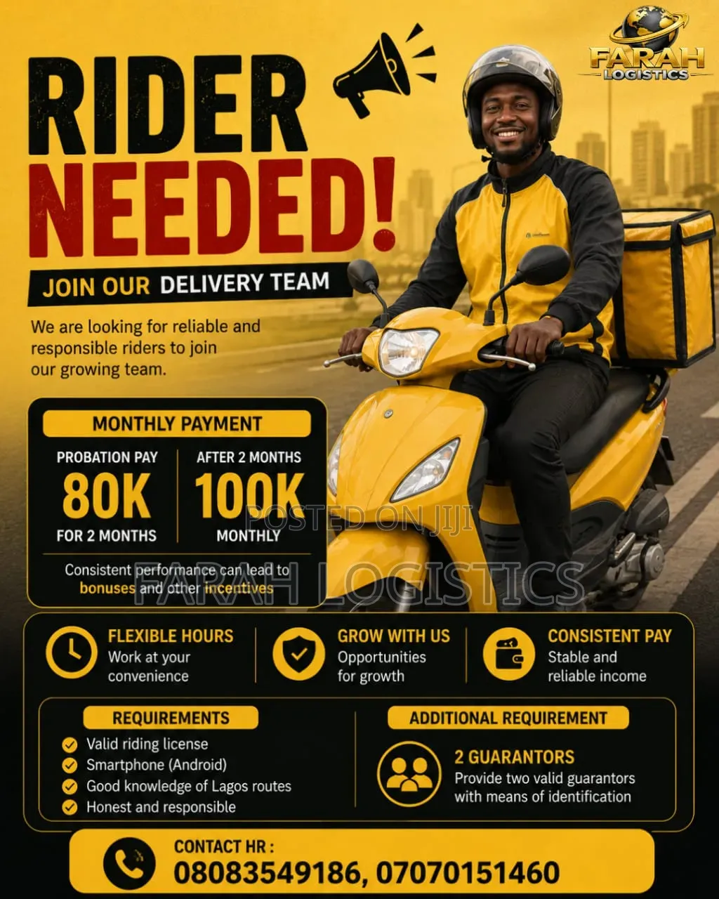 Rider Needed