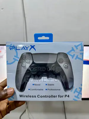 Play X Wireless Controller For P4 Compatible With P5 (White)