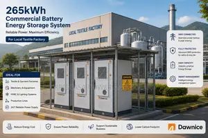 125kw/265kwh Commercial Energy Storage for Local Textile Factory
