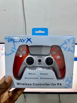 Play X Wireless Controller For P4 Compatible With P5(Orange And White)