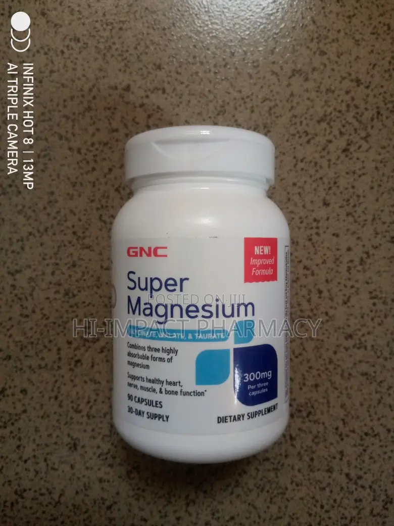 GNC Super Magnesium 300mg X90 Tablets