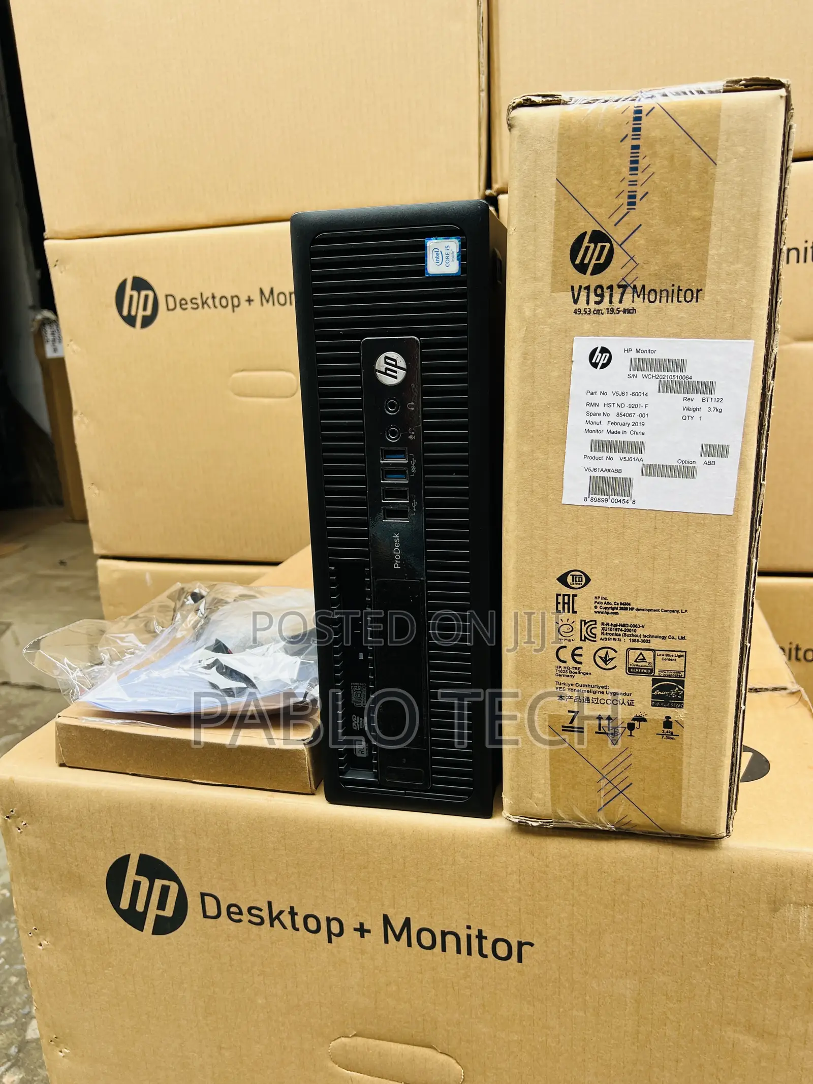 New Desktop Computer HP ProDesk 600 G1 8GB Intel Core i5 HDD 500GB