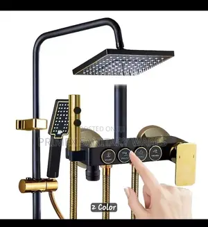 Black and Gold Shower Mixer