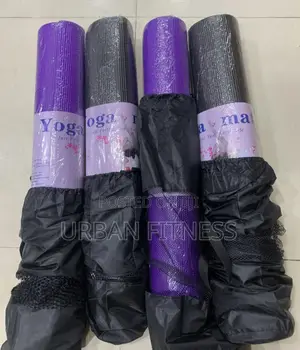 Black and Purple Yoga Mats