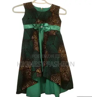 Ankara African Print High Low Dress