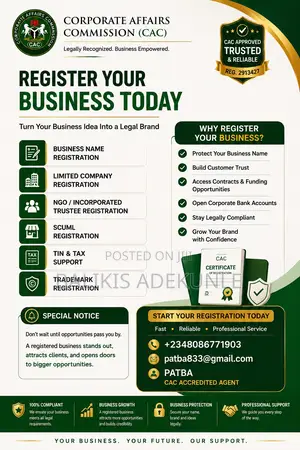 Register Your Business With Cac Today | Trusted Registration Agent