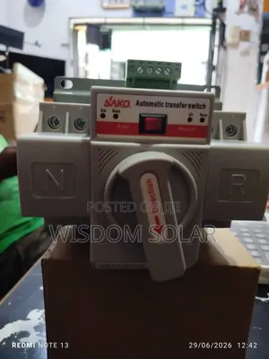 Sako 63ah Automatic Changeover 2 Pole Switch