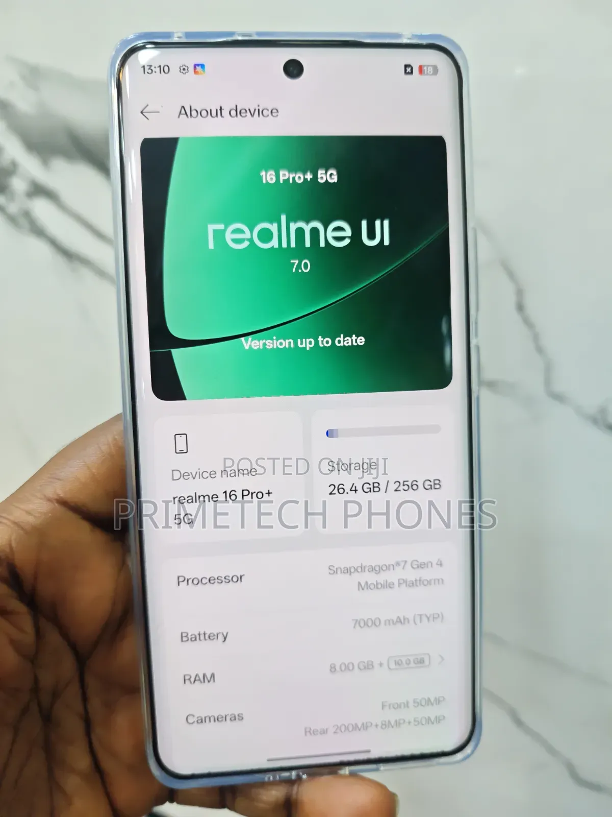 Realme 16 Pro+ 256 GB Black