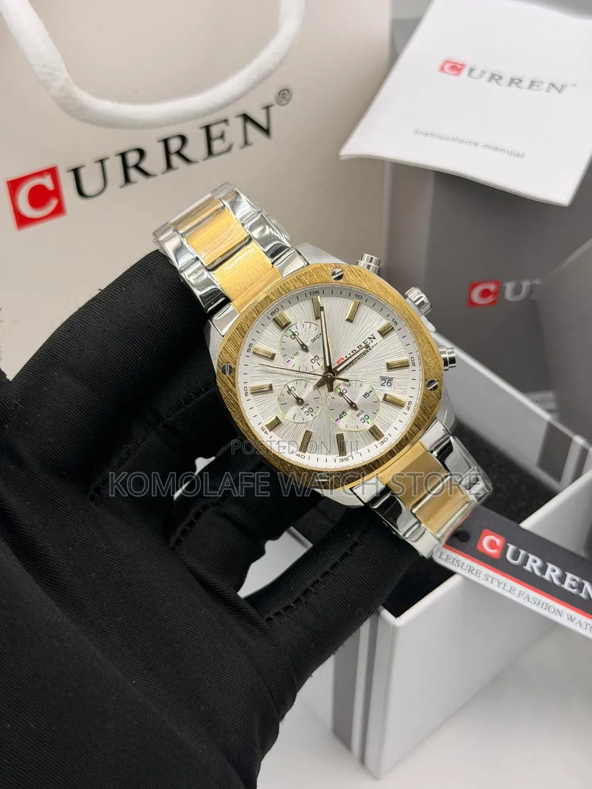 Curren Chronograph Chain New Design